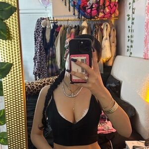 Brandy Melville Cross Top Size XS